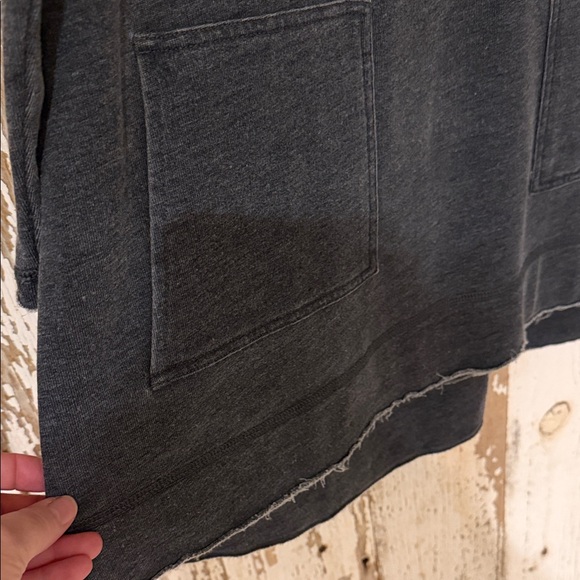 Soft Surroundings Charcoal Tunic Top - Picture 3 of 4